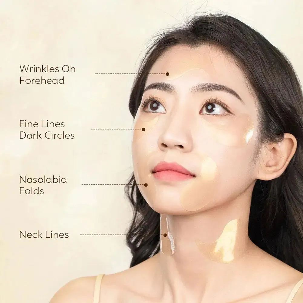 Golden Snail Eye Mask Wrinkles Remover Under Eye Patches Anti Dark Circles,Rejuvenating Treatment Refreshing Eye Care Products