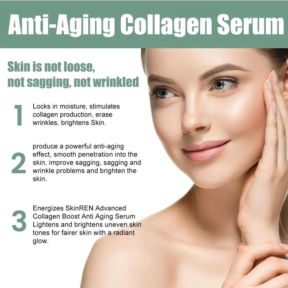 30ml Advanced Collagen Boost facial Serum Moisturizing Smoothing Nourishing Brightening Facial Skin Care Product