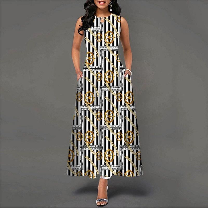 Women New Loose Floral Vintage Hole Ruffles Befree Dress Large Big Summer Camis Party Elegant Maxi Dresses