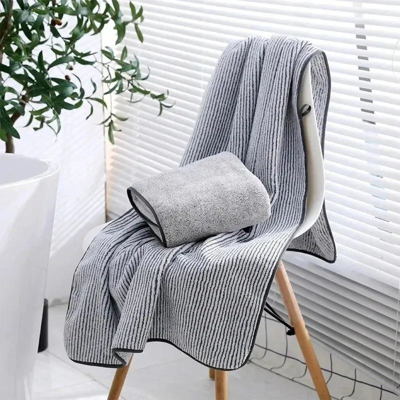 Thickened Bath Towels for The Body Microfiber Towel for Gym Sports Shower Robe for Spa Beath Home Towels Bathroom Beach Towel
