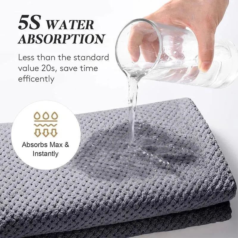 Microfiber Hair Towel Wrap for Women Curly Long Hair,Super Absorbent Hair Plopping Towel Curly for Wet Hair,Soft Hair Drying