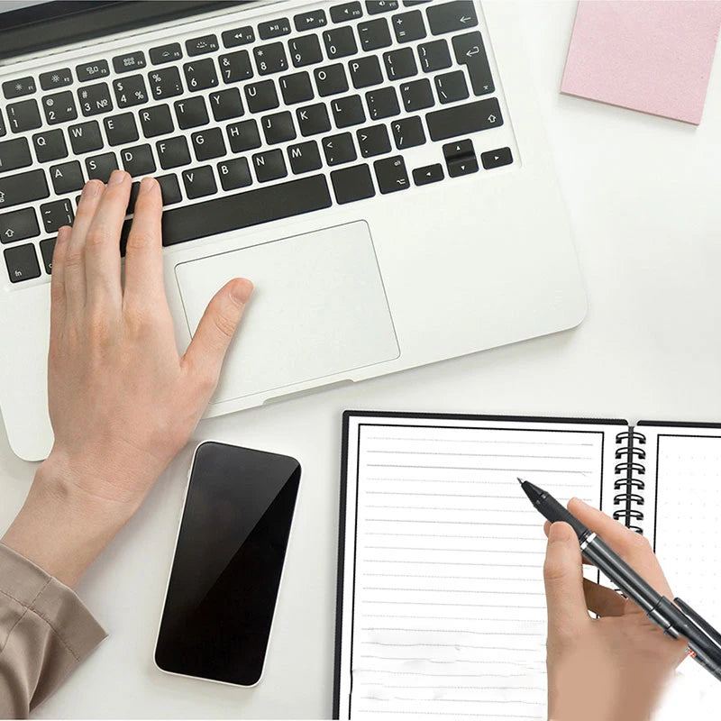 Smart Reusable Erasable Spiral Notebook Paper