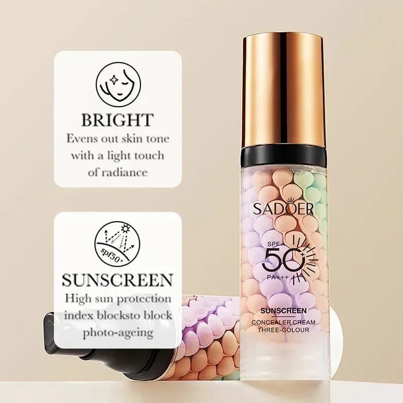 Face Primer Makeup Moisturizing Isolation Cream Invisible Pores Facial Brighten Correcting Skin Tone Refreshing Cosmetics