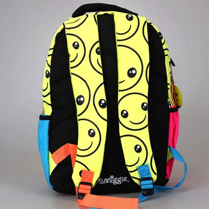 Genuine Australian Smiggle Smiling Face schoolbag Large Capacity Ultra Light Weight Backpack For Students Student Gifts