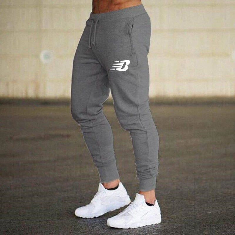 Thin jogging pants Men's jogging pants Spring and autumn jogging pants Men's jogging pants Cotton fitness pants