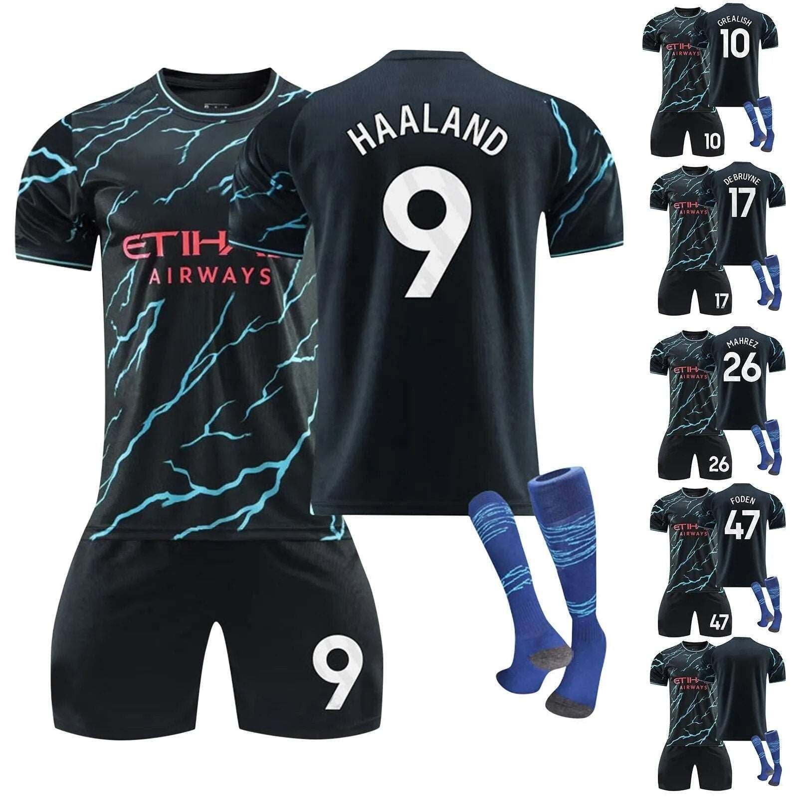 23/24 Manchester City Away Football Set
