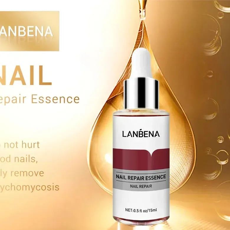 Lanbena Blue Beina Nail Essence Repair Care with 1 Small File 15ml