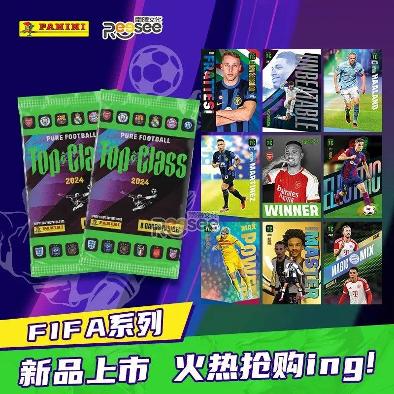 Original FIFA 2024 Top Class Panini Football Star Cards Sports Collection Cards Mistery Box Board Game Toy Birthday Gift for Kid