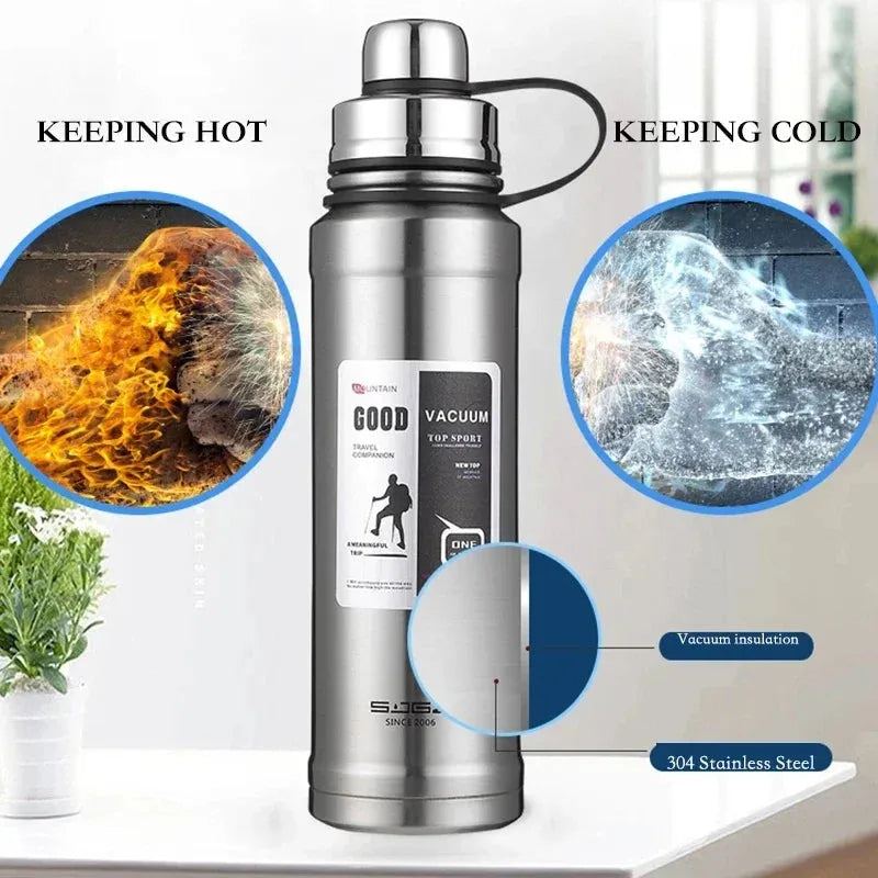 Thermal Mug Stainless Steel Water Bottle Sport Water Insulated Vacuum Flask Travel Outdoor Cup Thermal Water Bottle