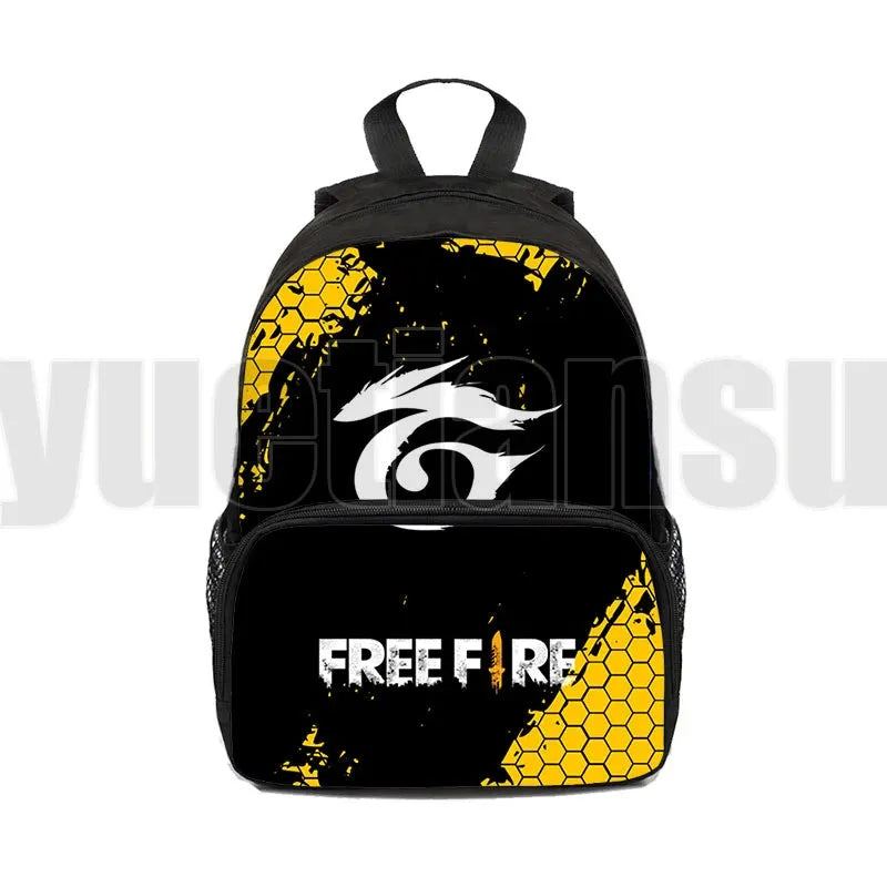 Game Free Fire Garena Backpack Boys Girls School Bag Children Anime Storage Box Kids School Gift Unisex 12/16 inch Travel Bags