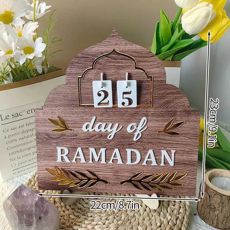 Eid Advent Calendars Ramadan Countdown Calendar 2025 Muslim Islamic Festive Decor Eid al-Fitr Decorations Eid Mubarak Gifts