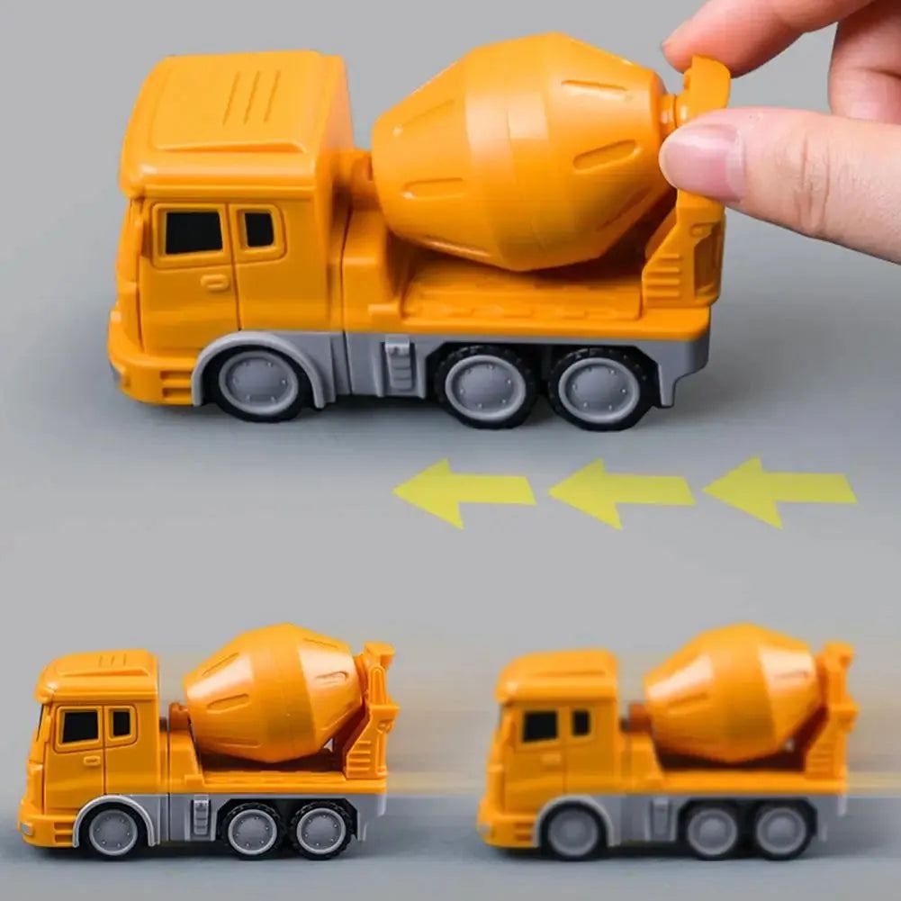 Magnetic Transform Engineering Car Assembled Toys With Construction Storage Play Construction Vehicles Kids' Box Vehicl Toy