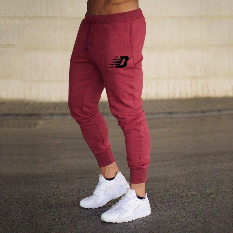 Thin jogging pants Men's jogging pants Spring and autumn jogging pants Men's jogging pants Cotton fitness pants