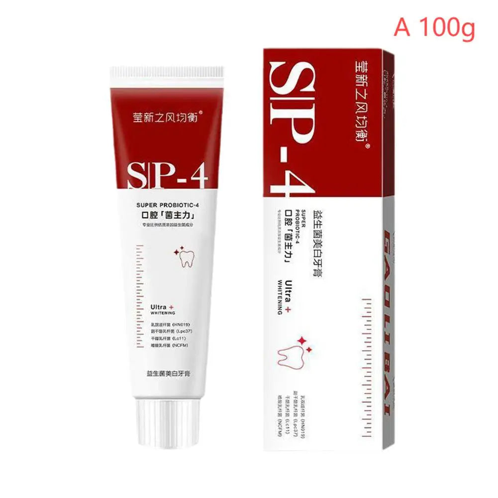 Probiotic Whitening Toothpaste Oral Health Breath Freshener Tteeth Cleaning Brightening Stains Calculus Remover Teeth care