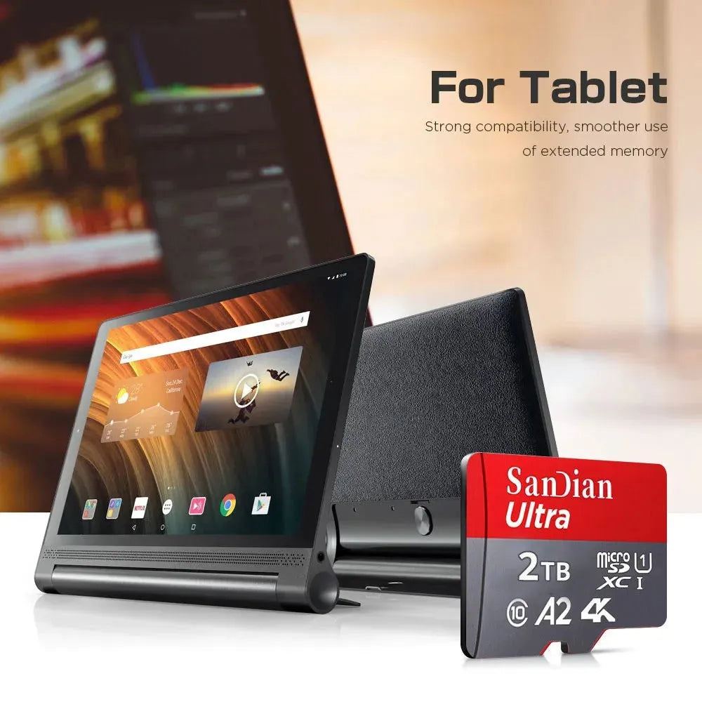 SAN DIAN Original 1TB Micro TF SD Card Flash Class 10 SD Card 2TB Memory Card Memory Card For Phone/Cameras /MP3/MP4