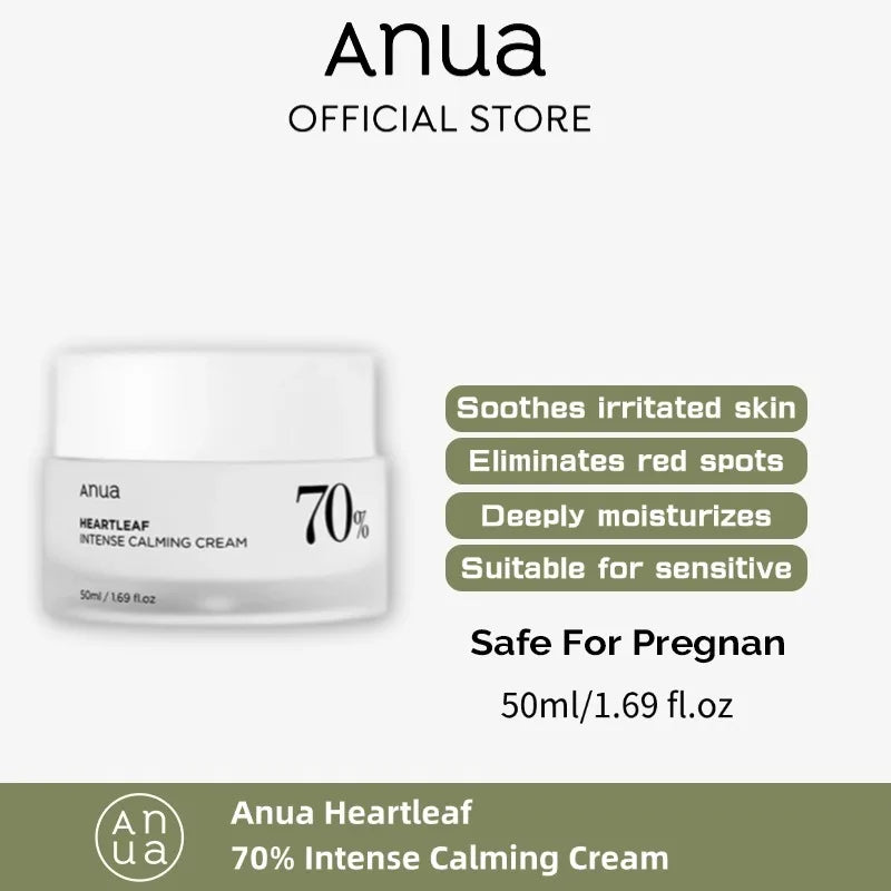 Anua Korean Skin Care Products Sets Heartleaf 77% Clear Pad 70 EA Deep Clean Gentle Heartleaf Cleansing Oil Remove Acne 200ml