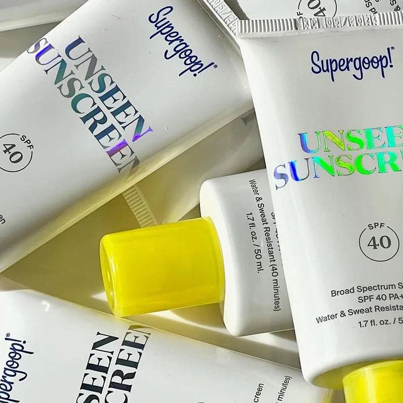 50ml Supergoop Water Sunscreen Facial Brighten Oil Control Sunscreen Lotion SPF50+ Sunscreen Isolation Ultraviolet Rays FaceCare