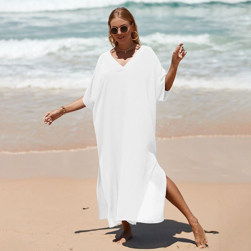 Dress Woman beach Wear Swim Suit Cover - Jointcorp