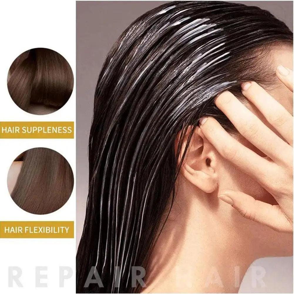 Hair Restore Cream Peptide Keratin Burnt Hair Dry Rough Hair Repair Smoothing Moisturing Long-lasting Hair Fragrance Hair Mask