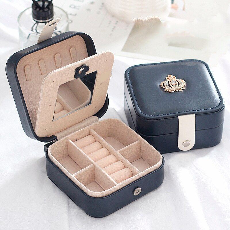 Storage Box For Travel Portable Flip Lid