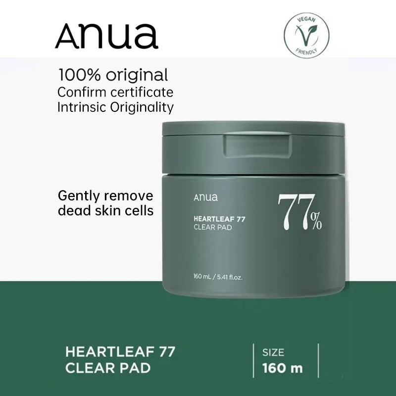 Korean Anua Heartleaf Rice 70 Glowing Milky Toner 77 Acne Lotion Whitening Cream Serum Faciales Originales Skincare Products set
