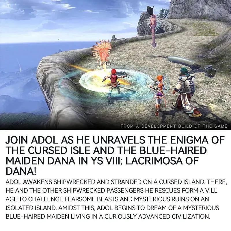 SONY PlayStation 5 YS VIII: LACRIMOSA OF DANA Deluxe Edition PS5 Game Deals for Platform PlayStation5 Game Disks