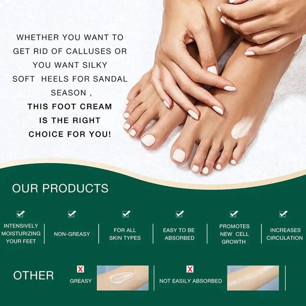 Anti-dry Foot Cream 42% Urea Repairing Cream Foot & Leg Anti-Cracking ,Deep Soothing Moisturizing Heel Treatment Foot Care Cream