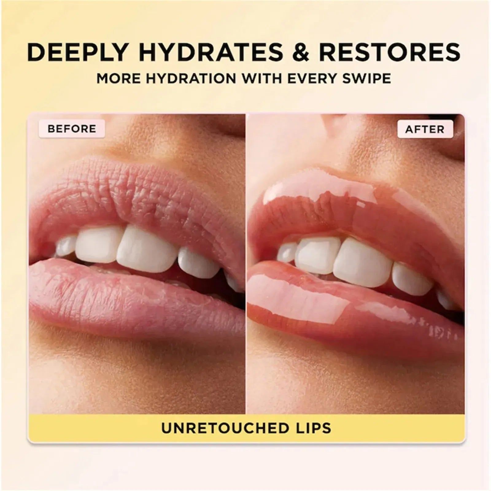 Moisturizing Temperature Liquid Lipstick, Honey Color Moistourizing Lip Makeup Lip Oil, Long Lasting Nourishing Moisturizing 8ml