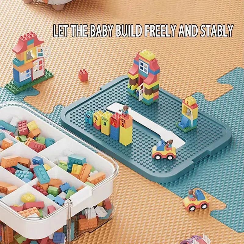 Small Particle Lego Building Block Storage Box Multi-layer Partitioned Parts Classification Box CHILDREN'S Toy Building Block Bo