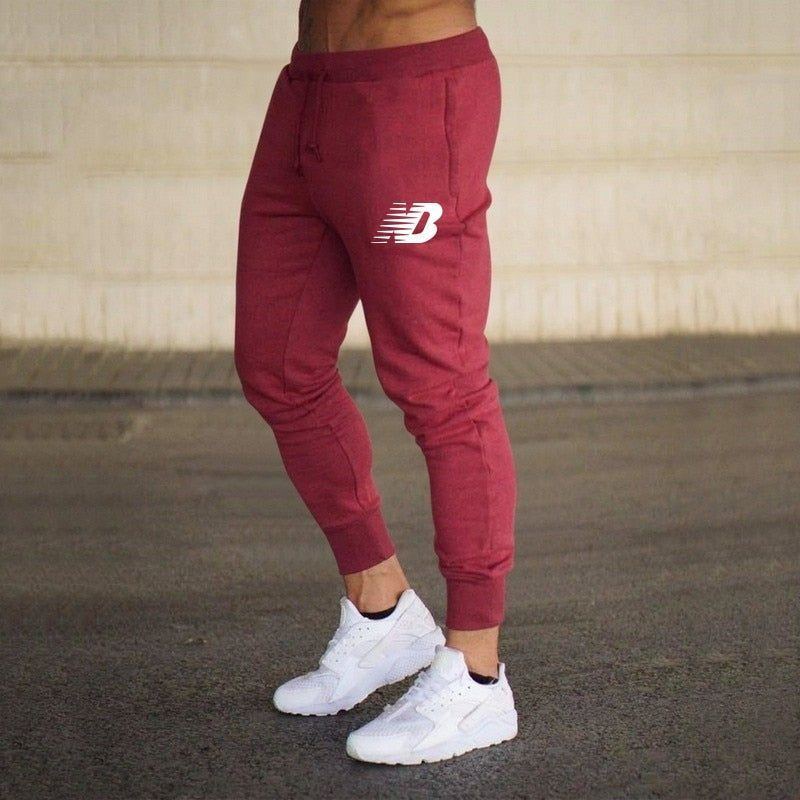 Thin jogging pants Men's jogging pants Spring and autumn jogging pants Men's jogging pants Cotton fitness pants