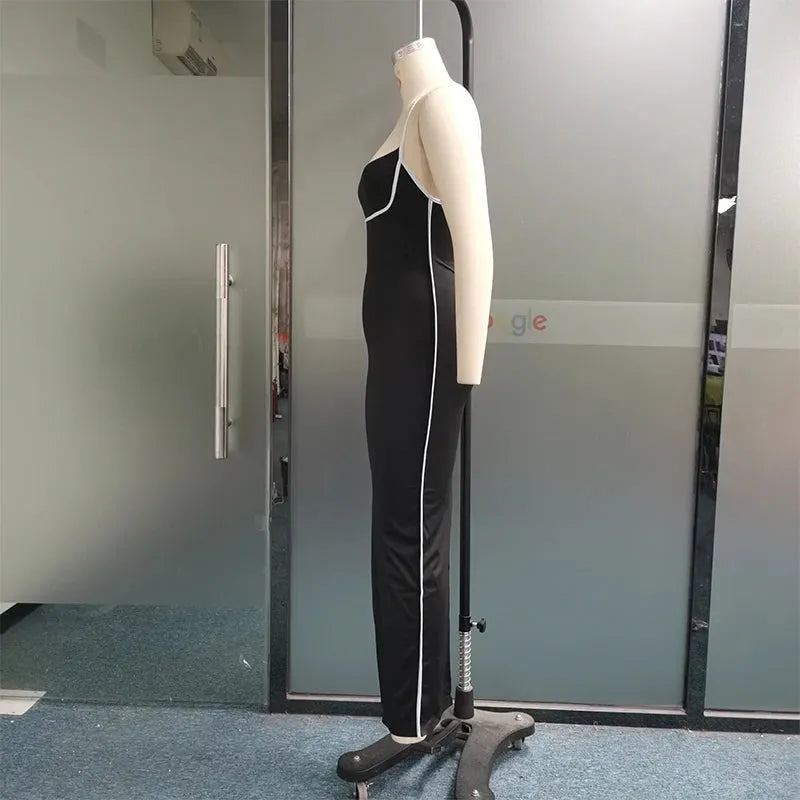 Women Maxi Dress Square Neck Sleeveless