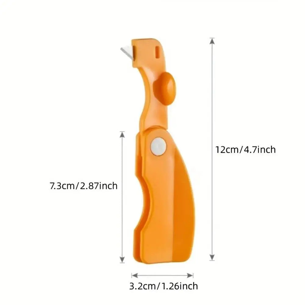 1pc Orange Folding Peeler Peeling Knife Peeler Kitchen Accessories Kitchen Gadgets
