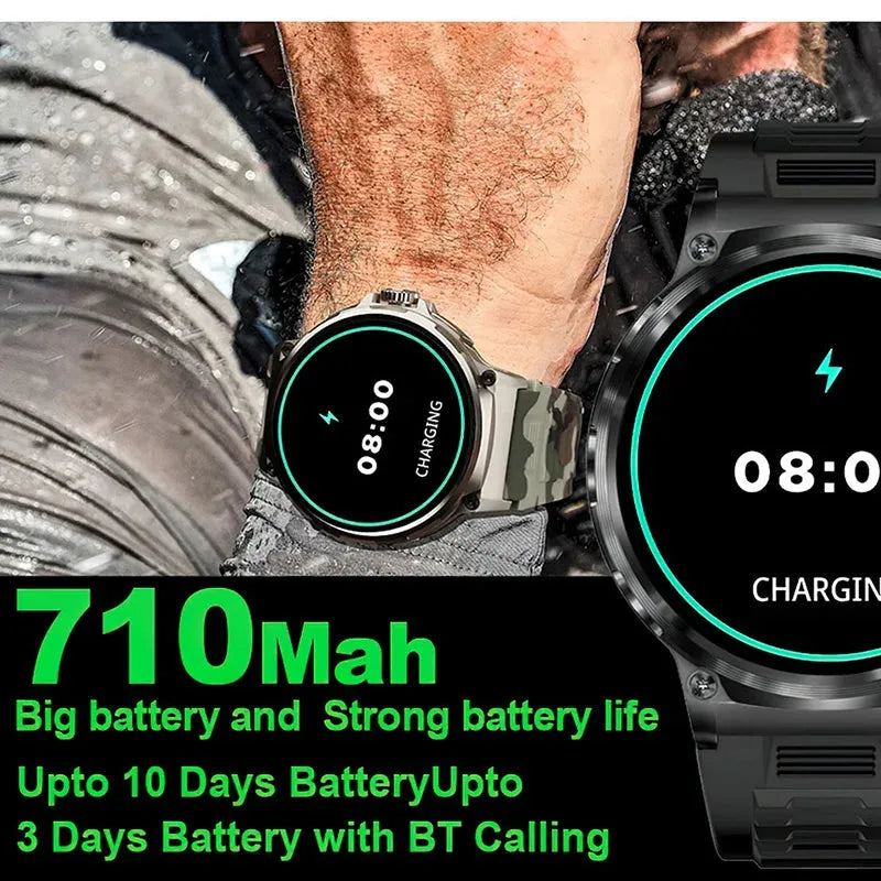 New 1.85-inch ultra HD smartwatch, GPS track, HD Bluetooth call