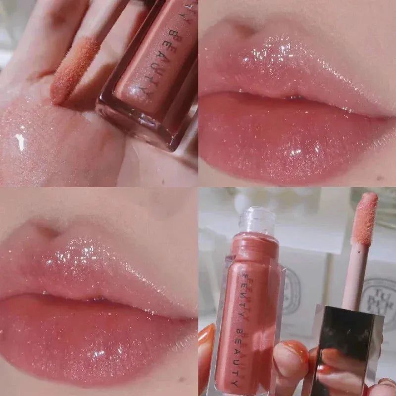 7 Colours Mirror Pearl Lip Gloss Waterproof Long-lasting Moisturising Lipstick Nourish Long Lasting Liquid Lipstick for Women
