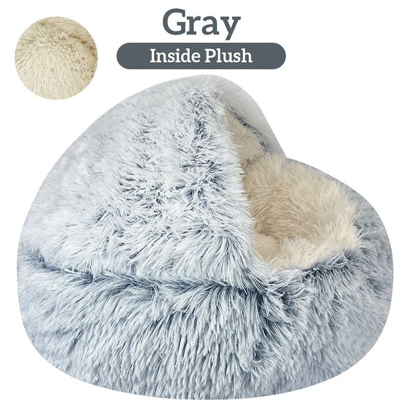 Pet Bed Round House 2 In 1 for Small Dog Cat - Jointcorp