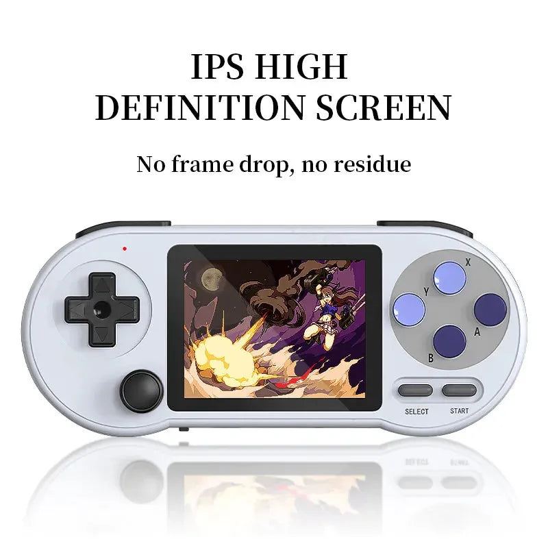 SF2000 3 inch IPS Handheld Game Console Player Mini Portable Game Console Built-in 6000 Games Retro Games Support AV Output