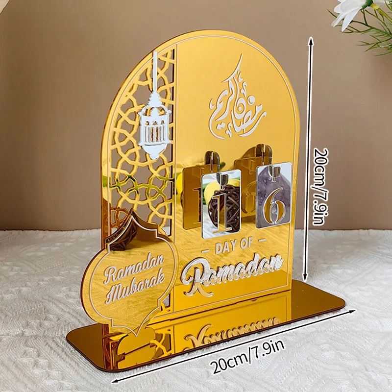 Eid Advent Calendars Ramadan Countdown Calendar 2025 Muslim Islamic Festive Decor Eid al-Fitr Decorations Eid Mubarak Gifts