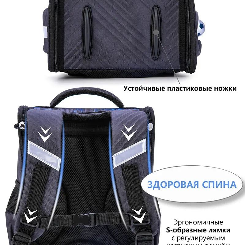 Orthopedic Backpack For Boys Cartoon 3D Primary School Students Bookbags Kids Satchels Children Backpack 8 Years mochilas