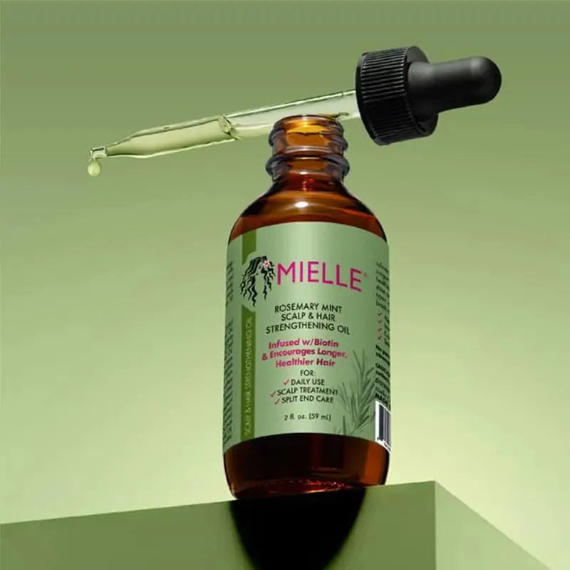 Mielle Rosemary Mint Scalp and Hair Strengthening Essence Oil Nourishing Repairing Dry Hair Care Women Men for All Hair Types