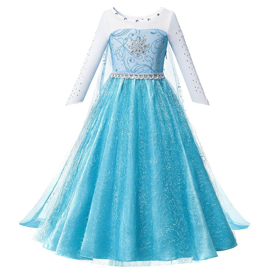 Disney Frozen Costume Princess Dress for Girls