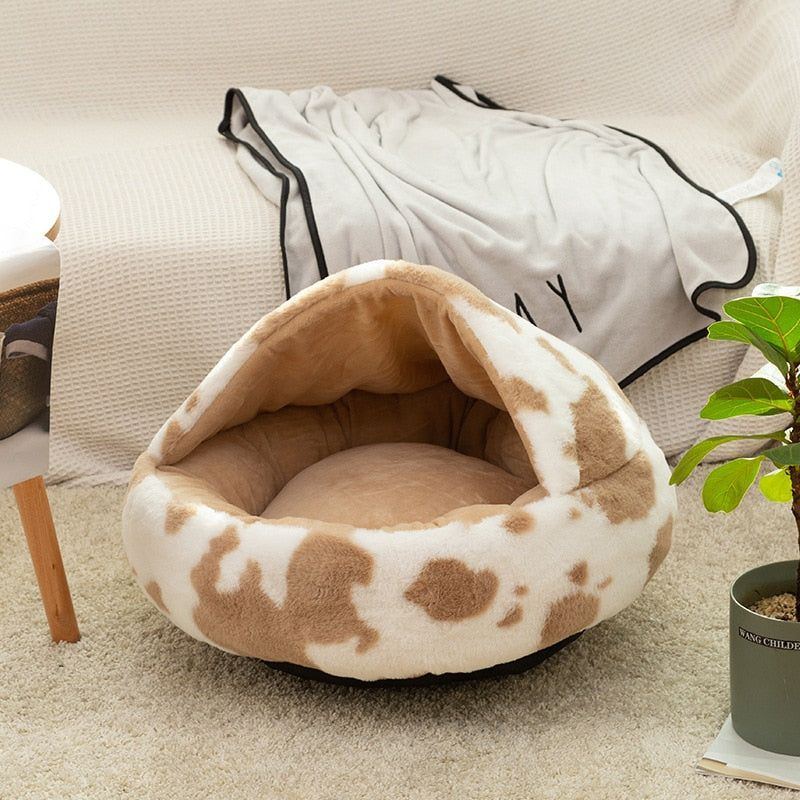 Pet Bed Round House 2 In 1 for Small Dog Cat - Jointcorp