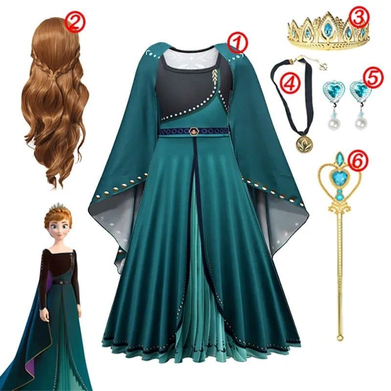 Disney Frozen Costume Princess Dress for Girls