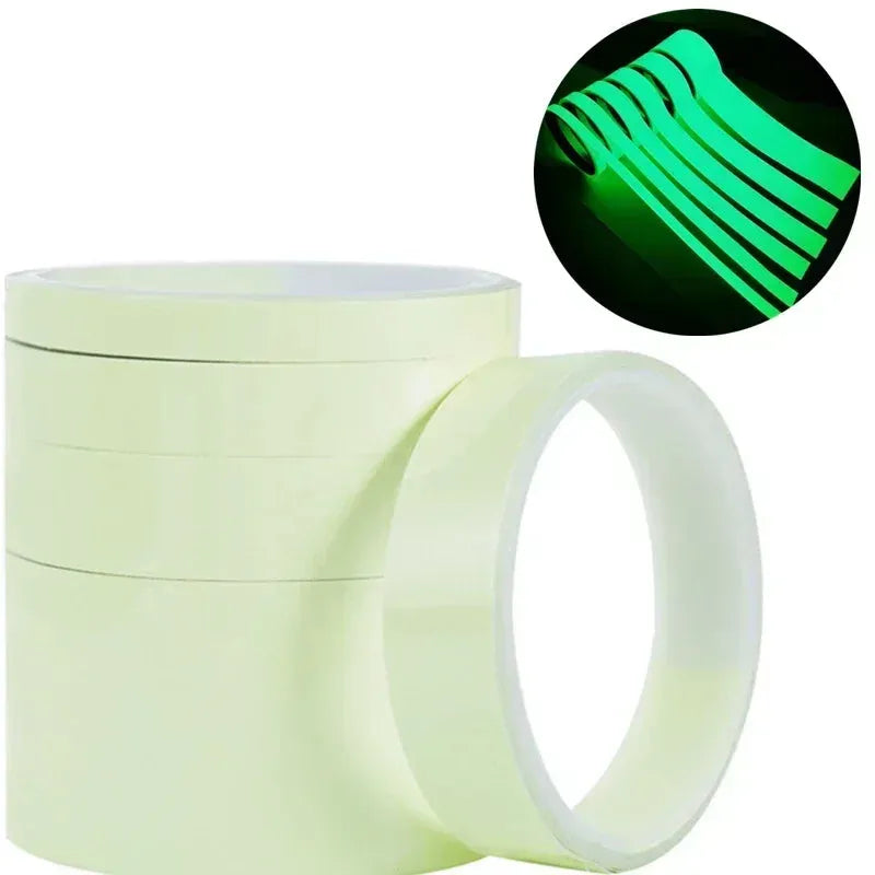 Night Light Strip Waterproof Tape Can Be Cut Wall Stickers Green Luminous Tape Glow in The Dark Staircase Fire Warning Home
