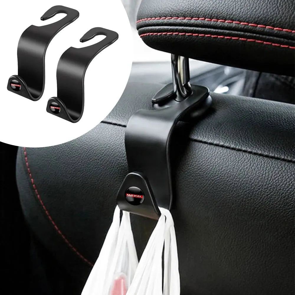 2Pcs Car Seat Back Hook Hanger Fastener Organizer Holder Car Storage Accessories For Haval Dargo Jolion H6 3th 2021 2022 H1 H2