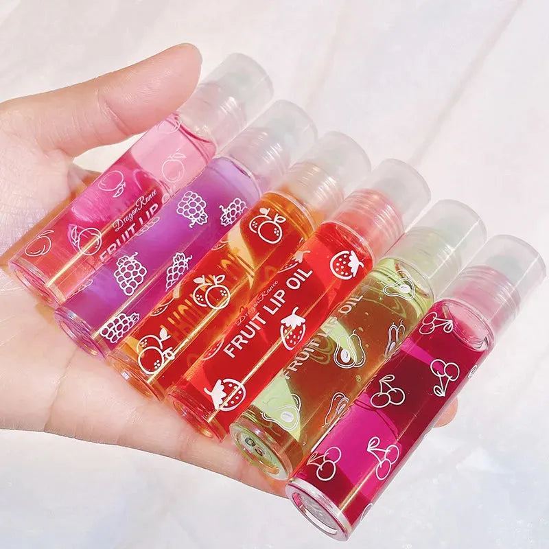 Walking Beads Lip Oil Moisturizing Moisturizing Lip Balm Fruity Colorless Transparent Lip Oil To Remove Dead Skin