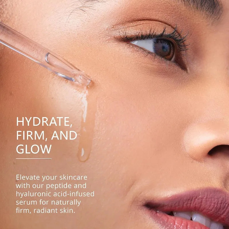 FACIAL PEPTIDE Serum FIRMS SKIN, REDUCES WRINKLES AND COLLAGEN LOSS, DELAYS AGING AND MOISTURIZES Serum29ML