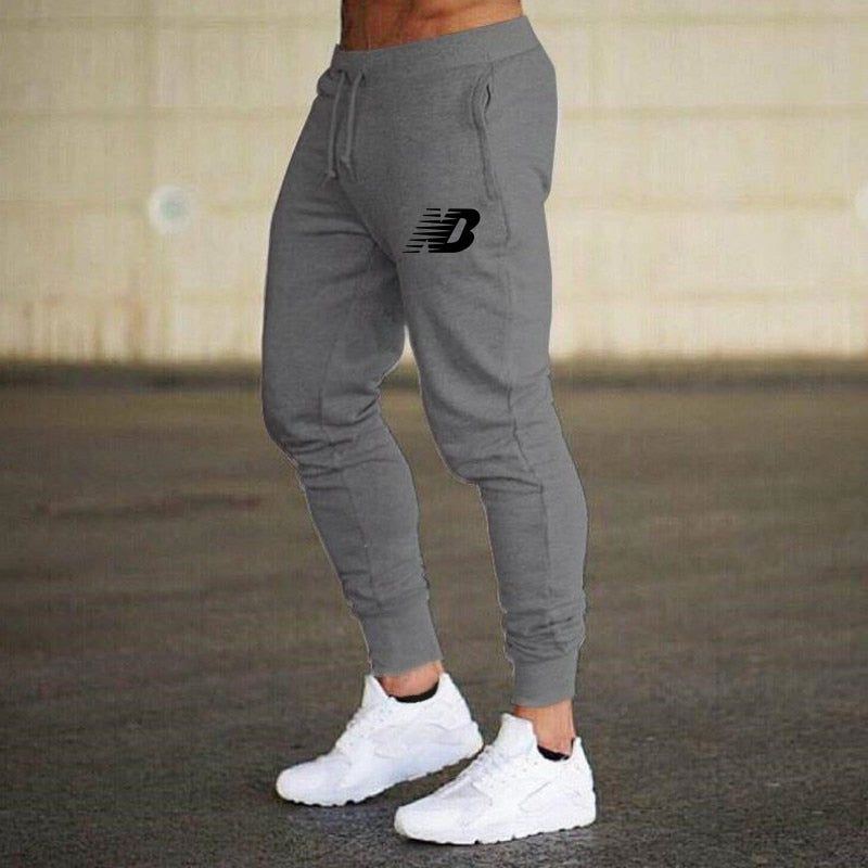 Thin jogging pants Men's jogging pants Spring and autumn jogging pants Men's jogging pants Cotton fitness pants