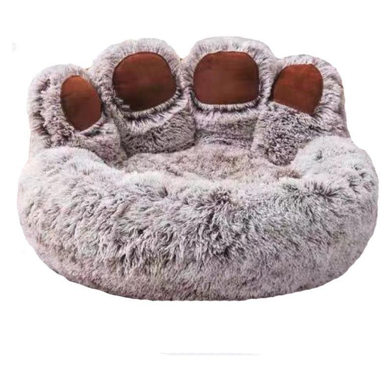 Fluffy Dog Bed Plush Kennel Accessories Pet Products Large Dogs Beds Bedding Sofa Basket Small Mat Cats Big Cushion Puppy Pets - Jointcorp