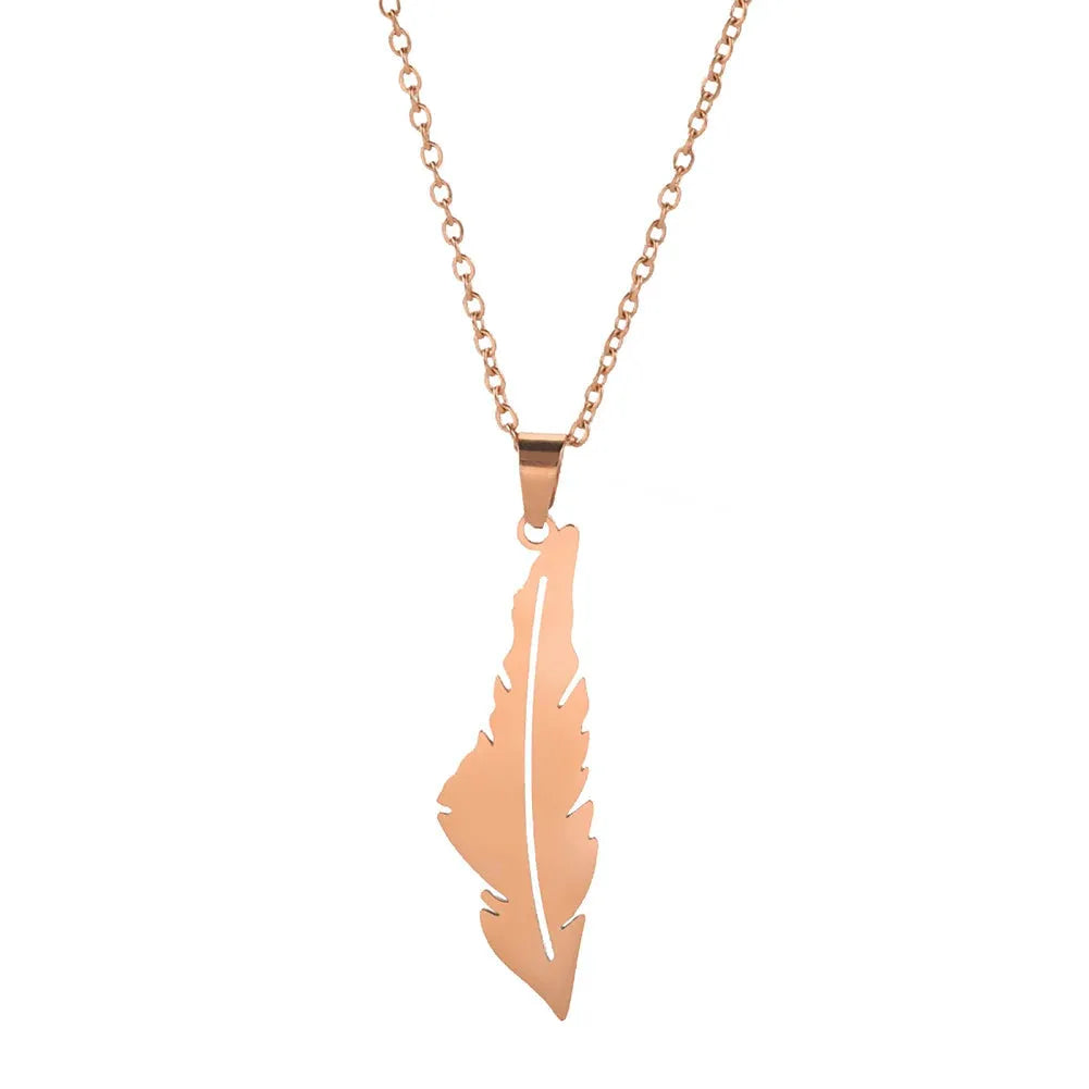Stainless Steel Map Romantic Necklace Fashion Necklaces For Men Women Palestine Jewelry Gift