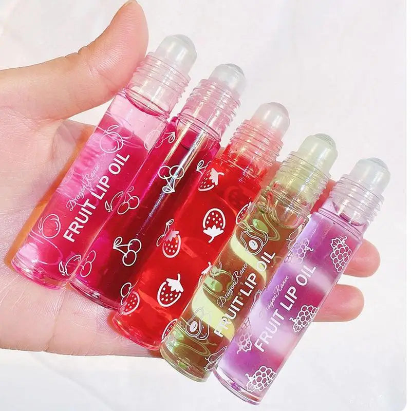 Moisturizing lipstick Roll-on Fruit Essence Lip Balm Long Lasting Waterproof hydrating smoothing lip skin lip gloss random color
